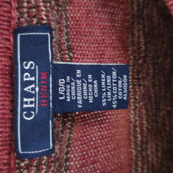 Chaps Multicolor Patterned Sweater - Picture 2 of 3